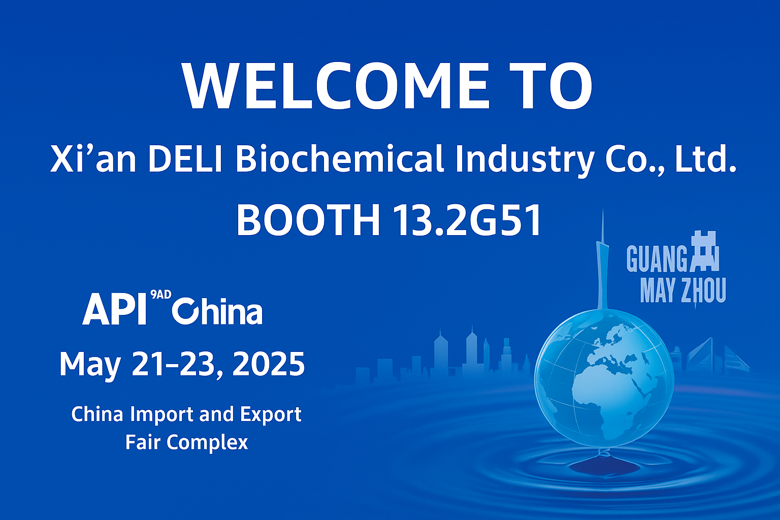 Xi'an Deli Biokimyəvi, Guangzhou'da 92-ci API Çində sərgidə